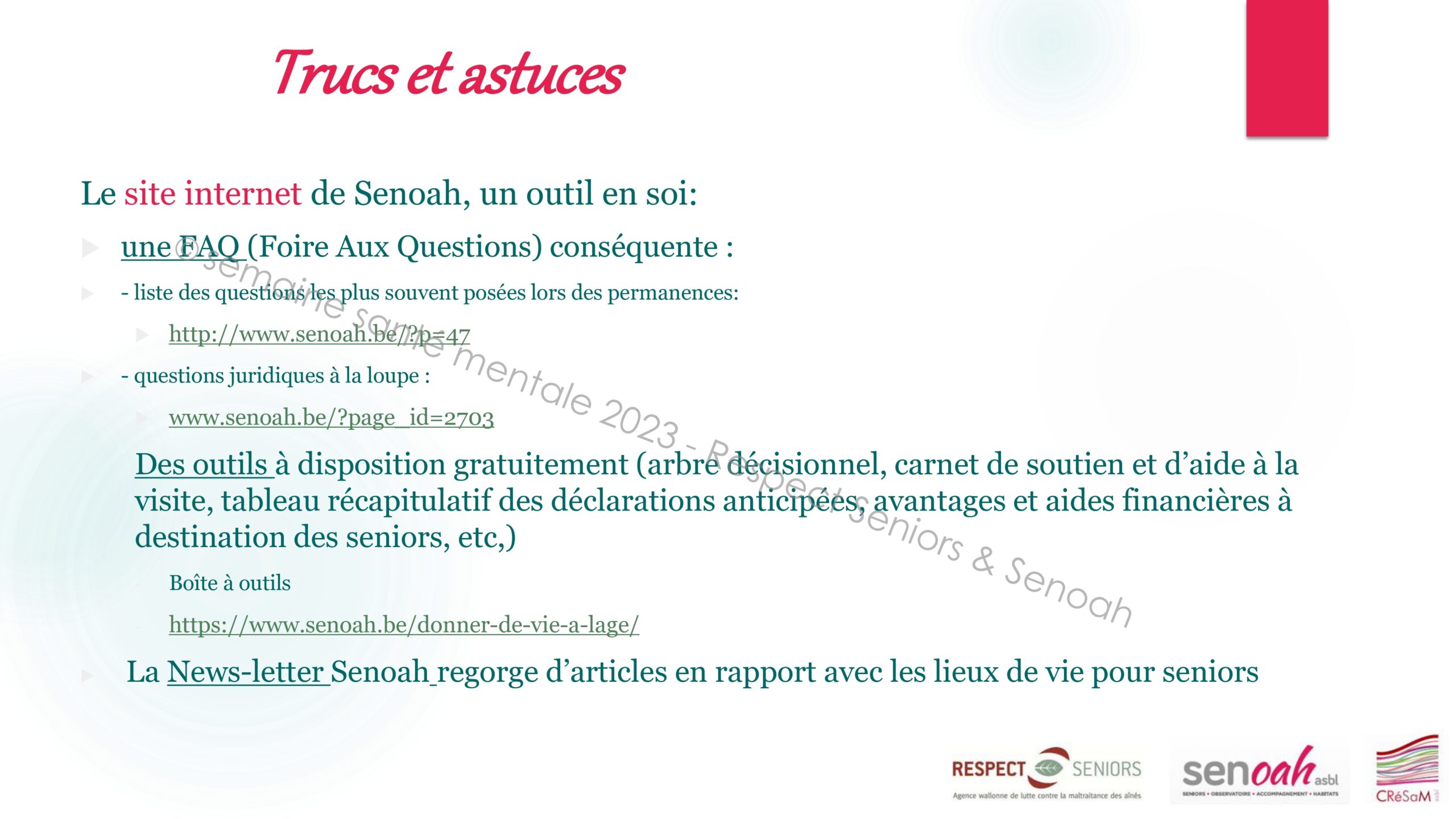 SSM RS Senoah PPT Réseau 10 10 2023 Page 0016