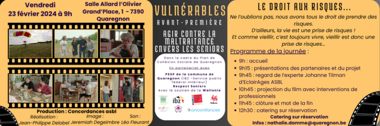 Avant Première Vulnérables Invitation (format Bannière Mail)
