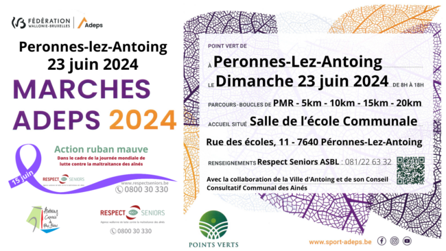 Affiche Marche Adeps 2024 Antoing (couverture Facebook)