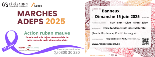 Affiche Marche Adeps Banneux 2025 HD