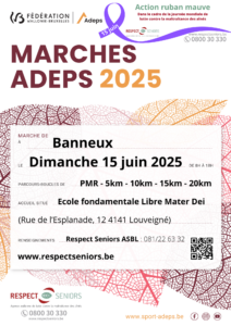 Affiche Marche Adeps Banneux 2025 (format A4 Portrait)