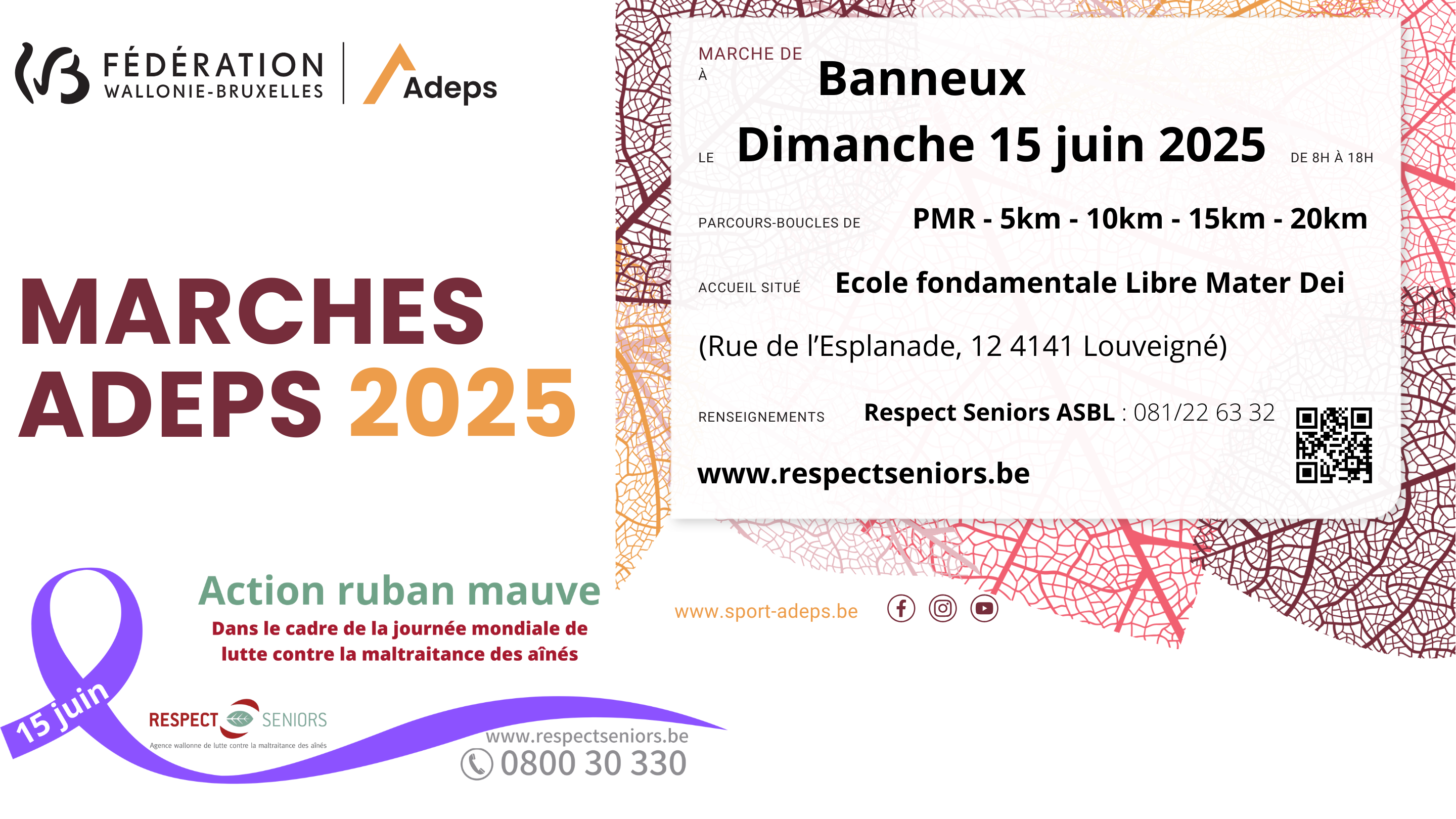 Marche Adeps Banneux 2025 Couverture événement Facebook