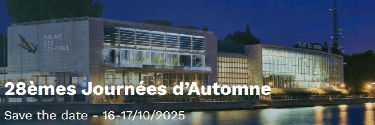 Save The Date Journées D'automne 2025