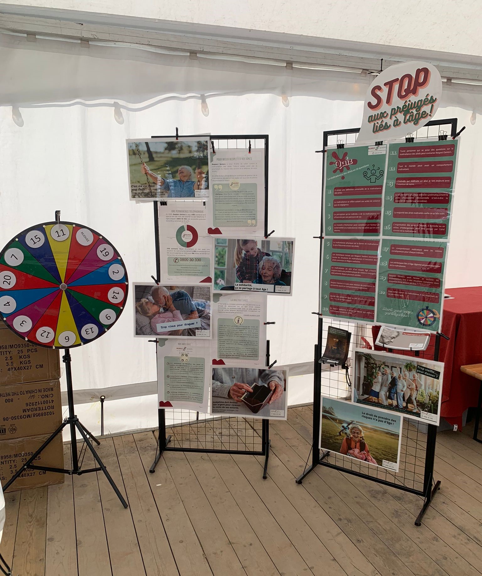 Solidarités 2024 Jeudi (montage) Stand RS Roue 3