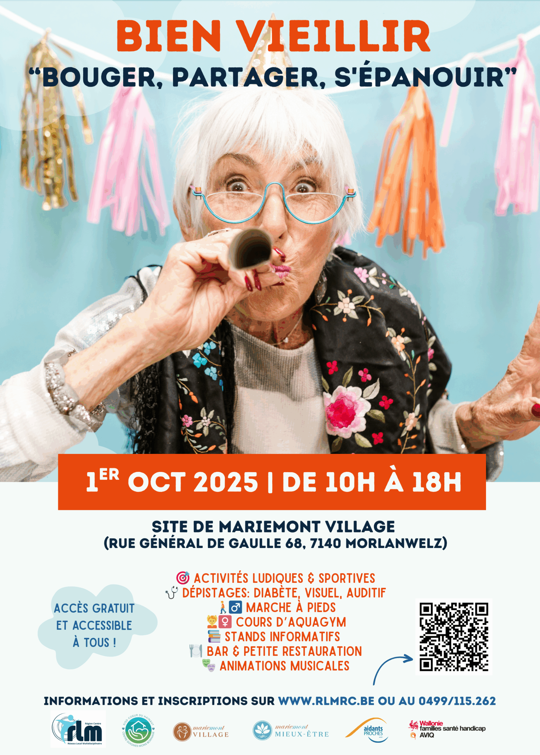 AFFICHE BIEN VIEILLIR MARIEMONT VILLAGE