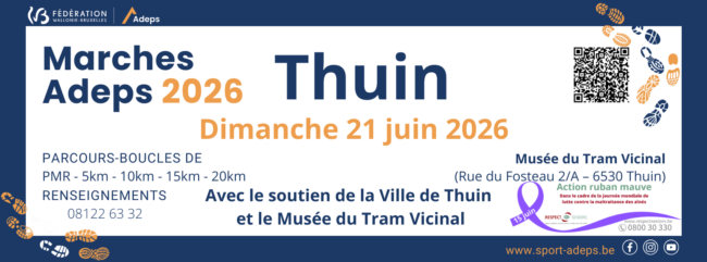 Marches ADEPS 2026 Thuin (Couverture Facebook)