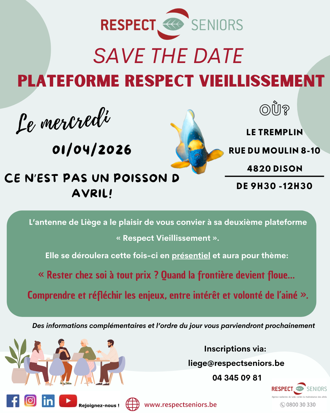 Save The Date Plateforme Respect Vieillissement (01 04 2026)