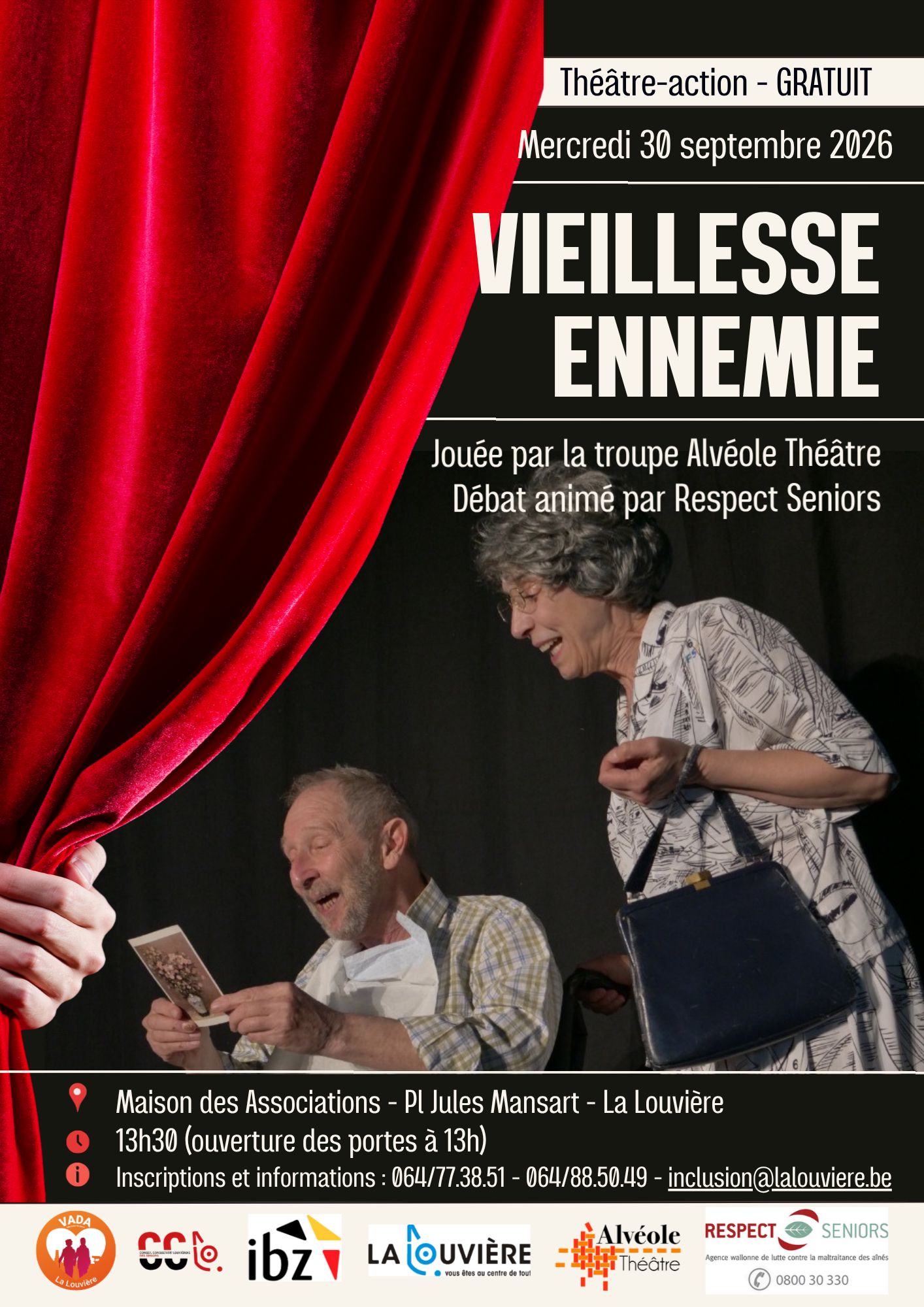 Affiche La Louvière 30 Septembre